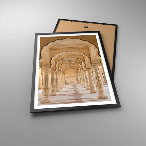 Poster in black frame - In Maharaja's Palace - 50x70 cm