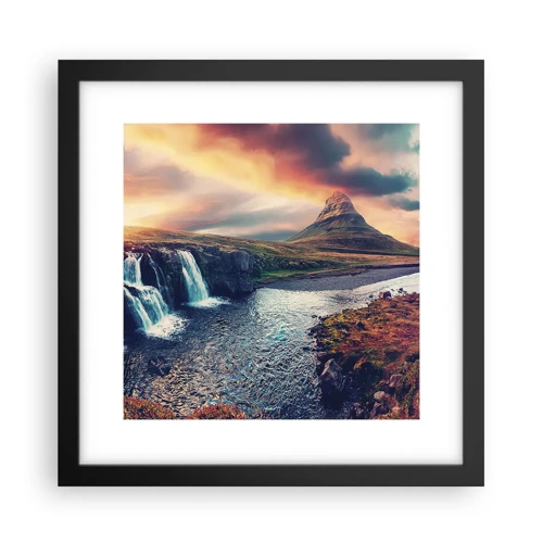 Poster in black frame - In Majesty of Nature - 30x30 cm