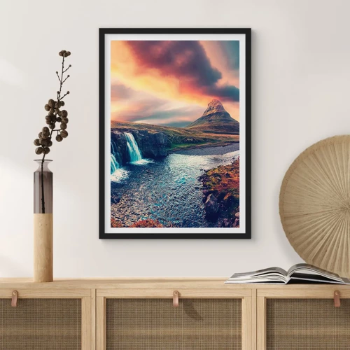 Poster in black frame - In Majesty of Nature - 30x40 cm