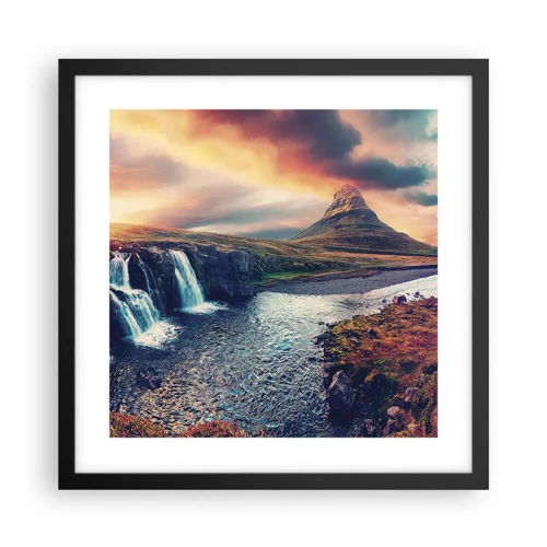 Poster in black frame - In Majesty of Nature - 40x40 cm