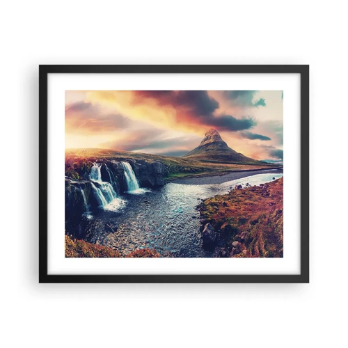 Poster in black frame - In Majesty of Nature - 50x40 cm