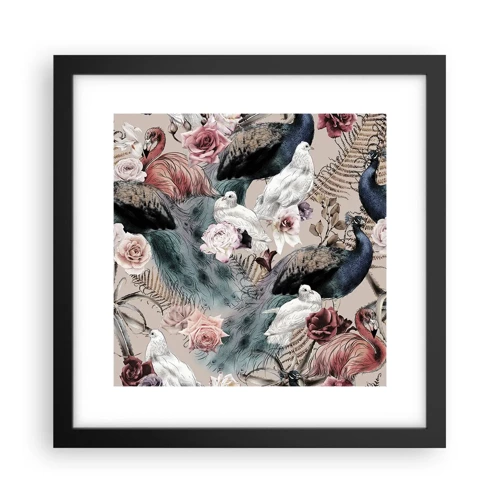 Poster in black frame - In Palace Garden - 30x30 cm