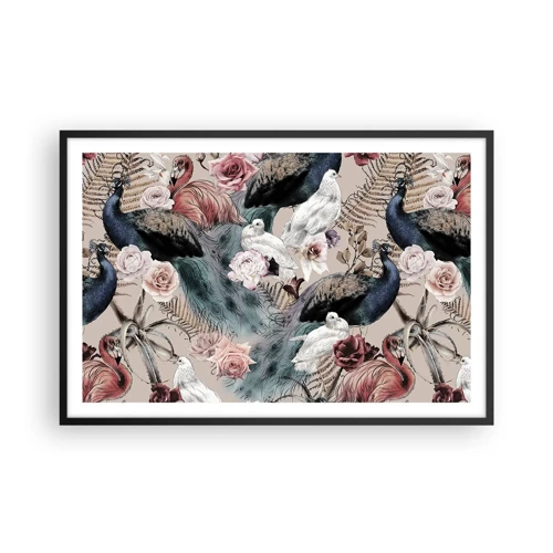 Poster in black frame - In Palace Garden - 91x61 cm
