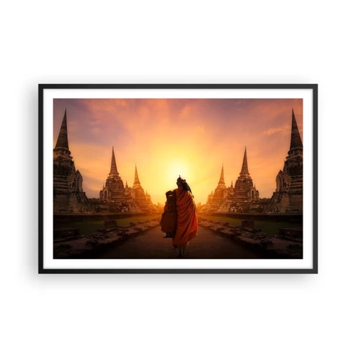 Poster in black frame - In Peace through Eternity - 91x61 cm