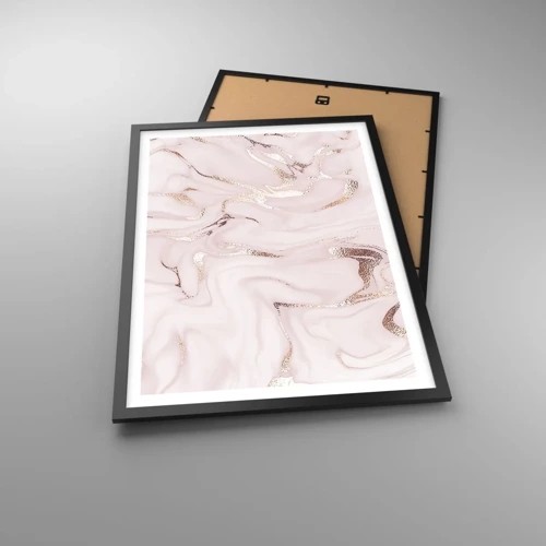 Poster in black frame - In Pink - 50x70 cm