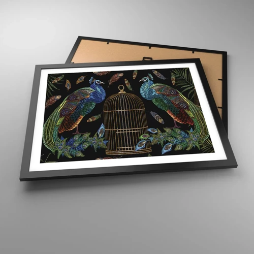 Poster in black frame - In Royal Robes - 50x40 cm