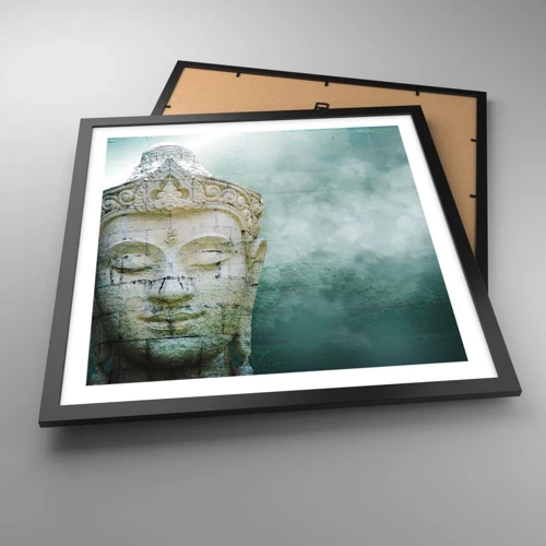 Poster in black frame - In Search of Light - 50x50 cm