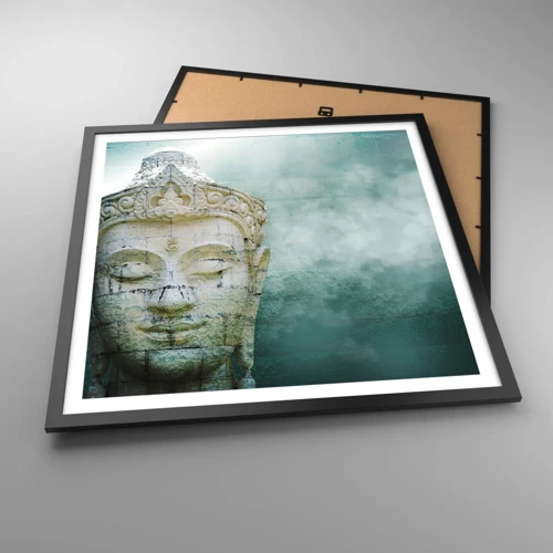 Poster in black frame - In Search of Light - 60x60 cm