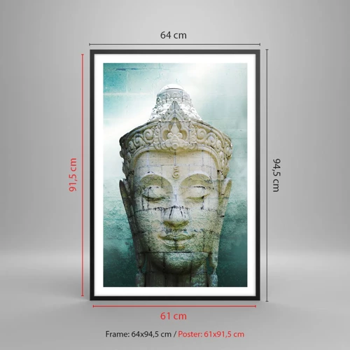 Poster in black frame - In Search of Light - 61x91 cm