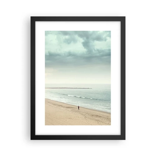 Poster in black frame - In Search of Quiet - 30x40 cm
