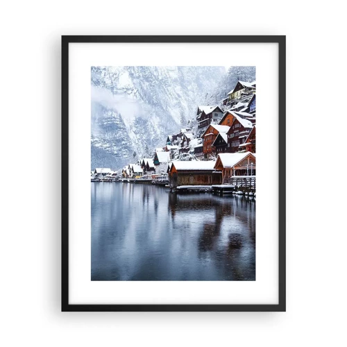 Poster in black frame - In Winter Decoration - 40x50 cm