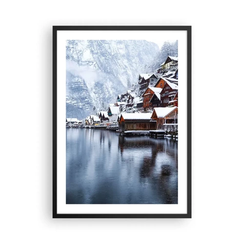 Poster in black frame - In Winter Decoration - 50x70 cm