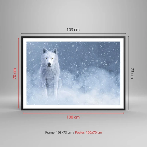 Poster in black frame - In Winter Spirit - 100x70 cm