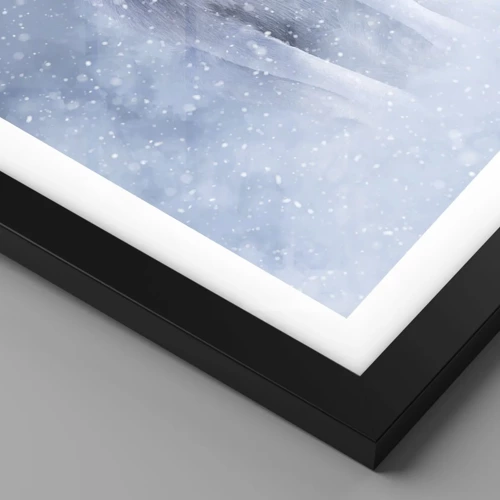 Poster in black frame - In Winter Spirit - 30x30 cm