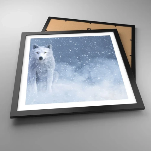 Poster in black frame - In Winter Spirit - 40x40 cm