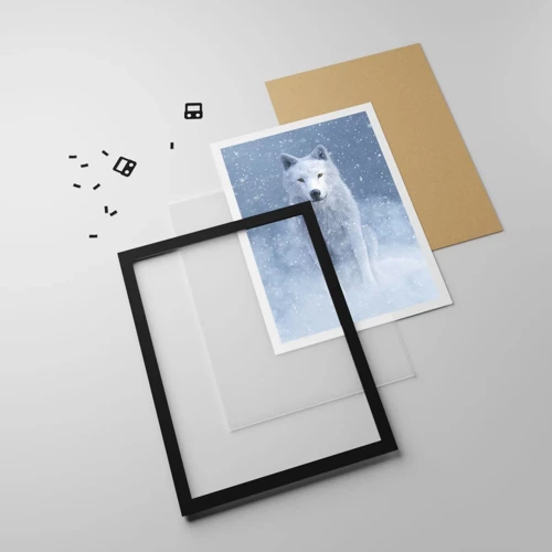 Poster in black frame - In Winter Spirit - 40x50 cm