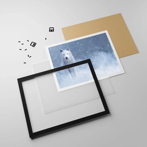 Poster in black frame - In Winter Spirit - 50x40 cm