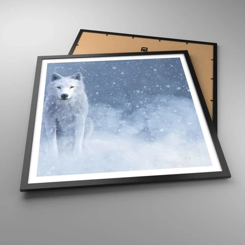 Poster in black frame - In Winter Spirit - 60x60 cm