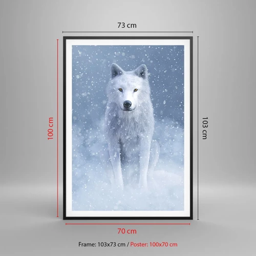 Poster in black frame - In Winter Spirit - 70x100 cm