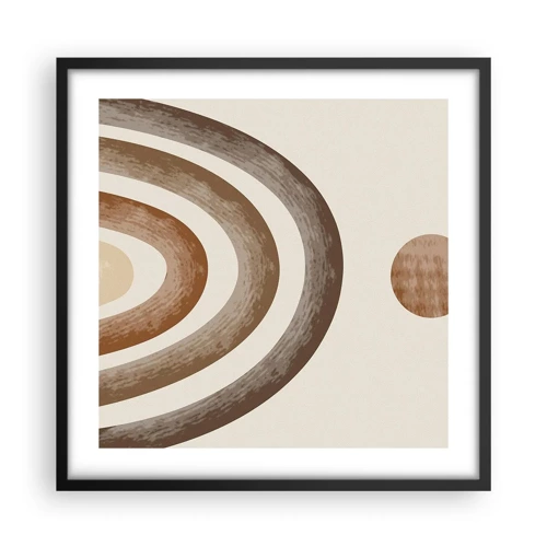 Poster in black frame - In a Distant Galaxy - 50x50 cm