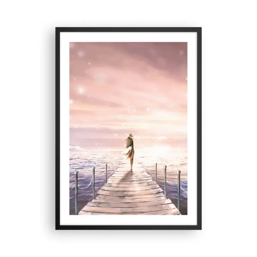 Poster in black frame - In a Dream World - 50x70 cm