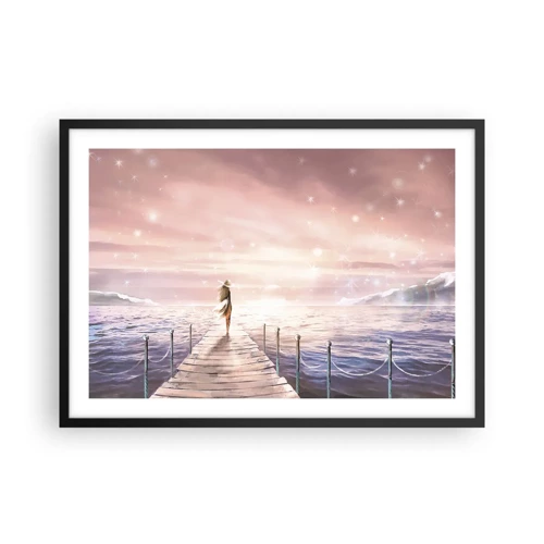 Poster in black frame - In a Dream World - 70x50 cm