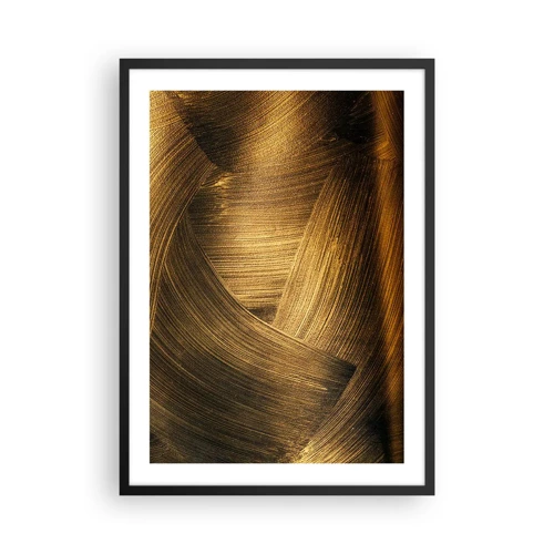 Poster in black frame - In a Golden Labirynth - 50x70 cm