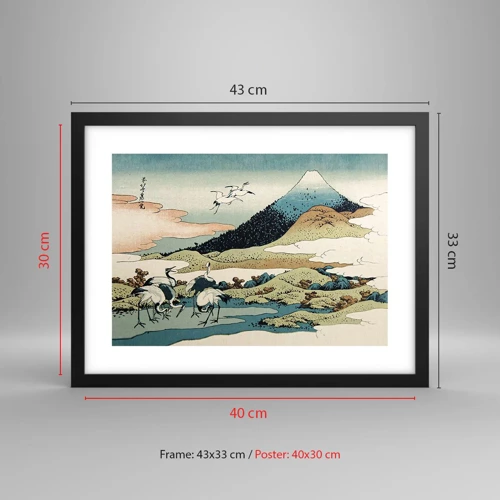 Poster in black frame - In a Japanese Spirit - 40x30 cm