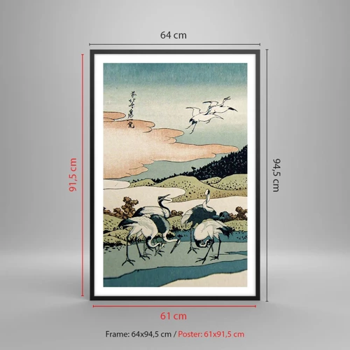 Poster in black frame - In a Japanese Spirit - 61x91 cm