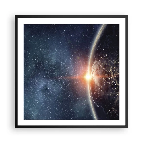 Poster in black frame - In a New Perspective - 60x60 cm