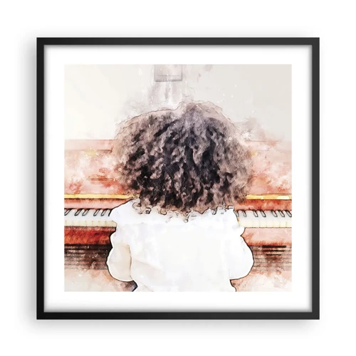 Poster in black frame - In a New World - 50x50 cm