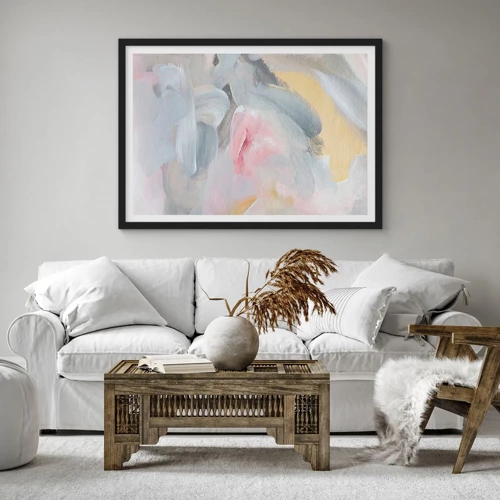 Poster in black frame - In a Pastel World - 70x50 cm