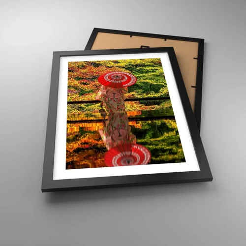 Poster in black frame - In a Temple of Nature - 30x40 cm