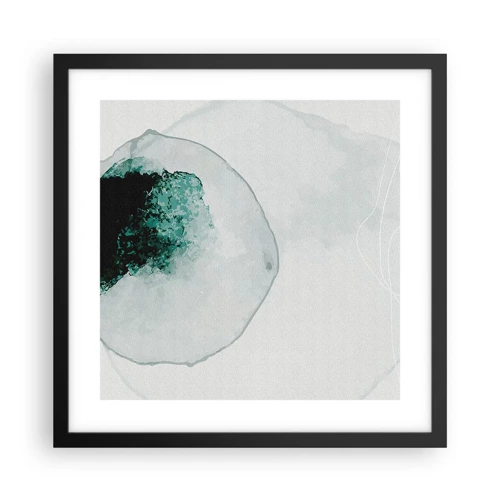 Poster in black frame - In a Waterdrop - 40x40 cm