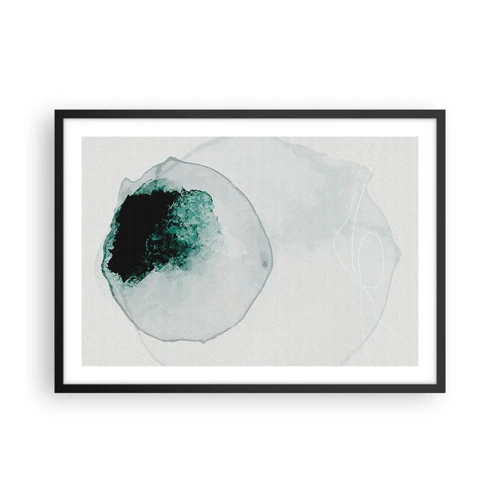 Poster in black frame - In a Waterdrop - 70x50 cm