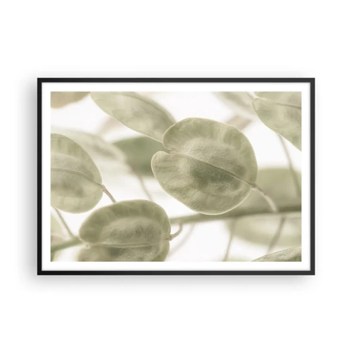 Poster in black frame - In the Beginning There Were Leaves… - 100x70 cm