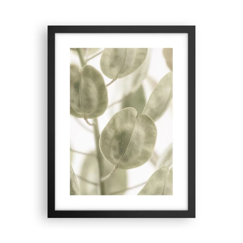 Poster in black frame - In the Beginning There Were Leaves… - 30x40 cm