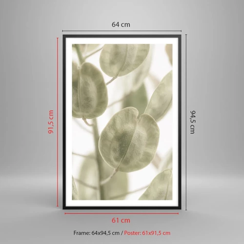 Poster in black frame - In the Beginning There Were Leaves… - 61x91 cm