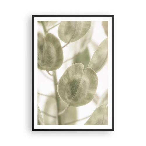 Poster in black frame - In the Beginning There Were Leaves… - 70x100 cm