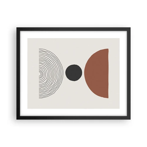 Poster in black frame - In the Centre of Attention - 50x40 cm