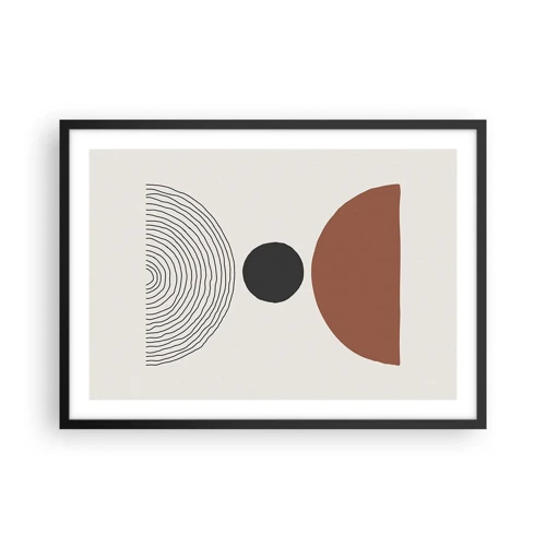Poster in black frame - In the Centre of Attention - 70x50 cm