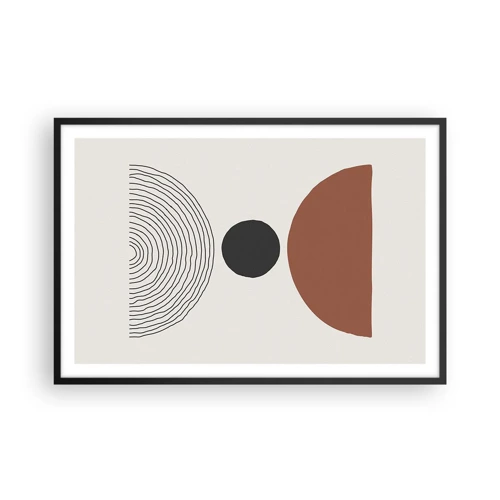 Poster in black frame - In the Centre of Attention - 91x61 cm