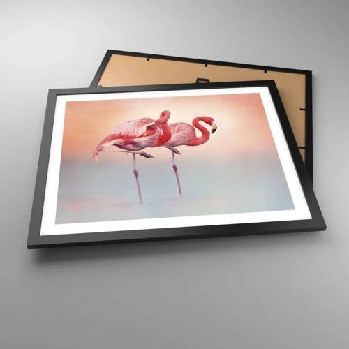 Poster in black frame - In the Colour Of Sunset - 50x40 cm