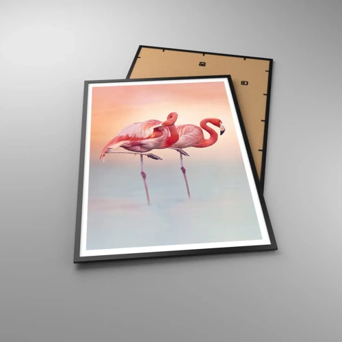 Poster in black frame - In the Colour Of Sunset - 70x100 cm
