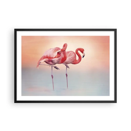 Poster in black frame - In the Colour Of Sunset - 70x50 cm