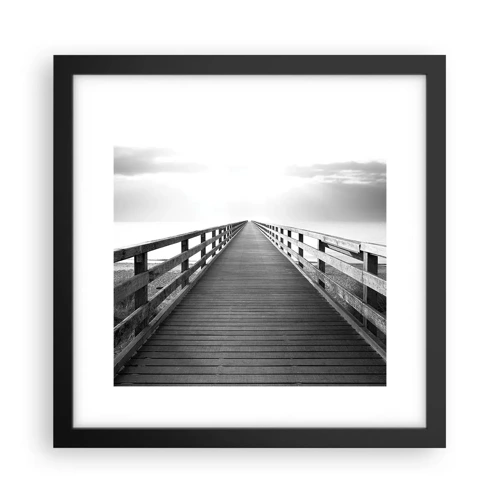 Poster in black frame - In the Distance… - 30x30 cm