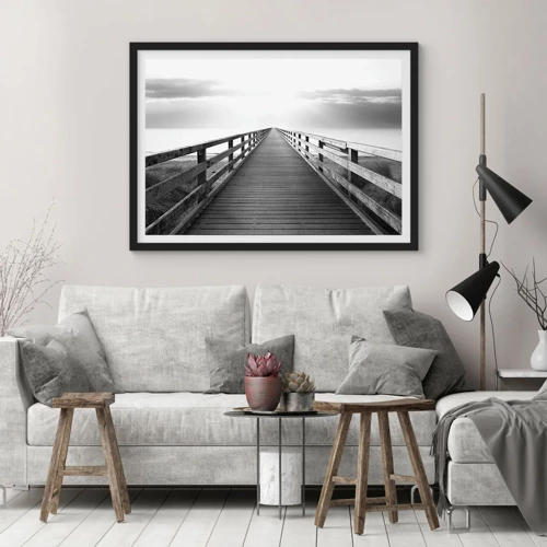 Poster in black frame - In the Distance… - 70x50 cm