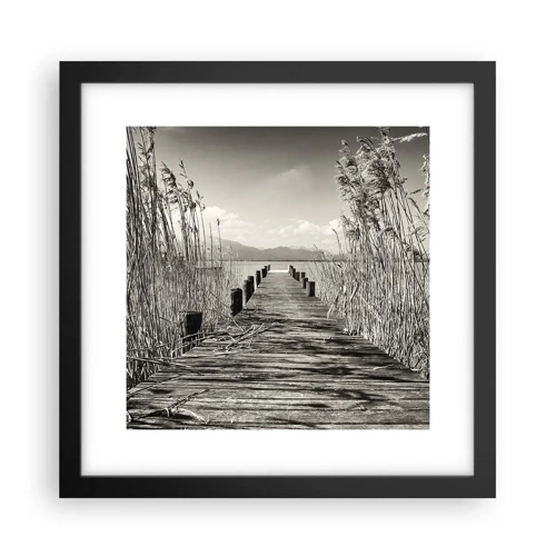 Poster in black frame - In the Grass - 30x30 cm