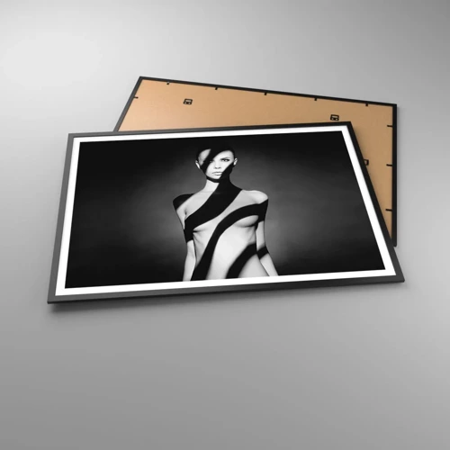 Poster in black frame - In the Light and in the Shadow - 100x70 cm