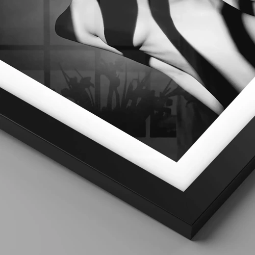 Poster in black frame - In the Light and in the Shadow - 100x70 cm